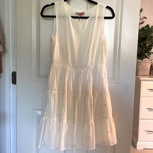 Darling White Floral Dress